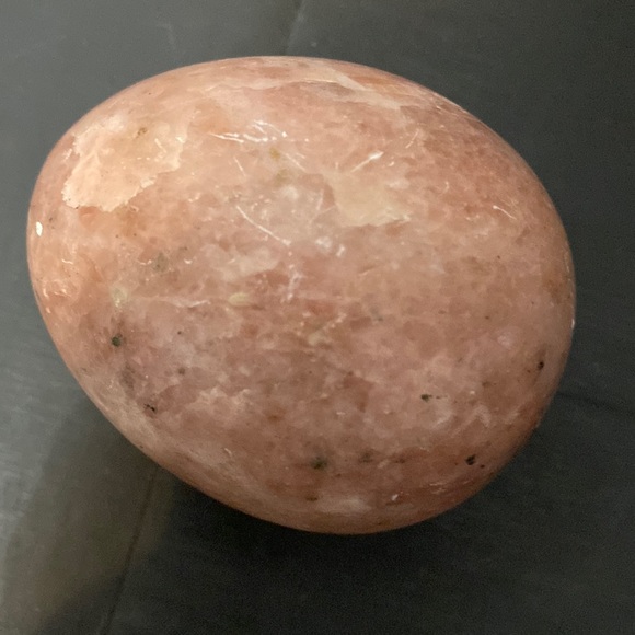 Vintage Madagascar Genuine Polished Kunzite Quartz Crystal Egg - Picture 2 of 9